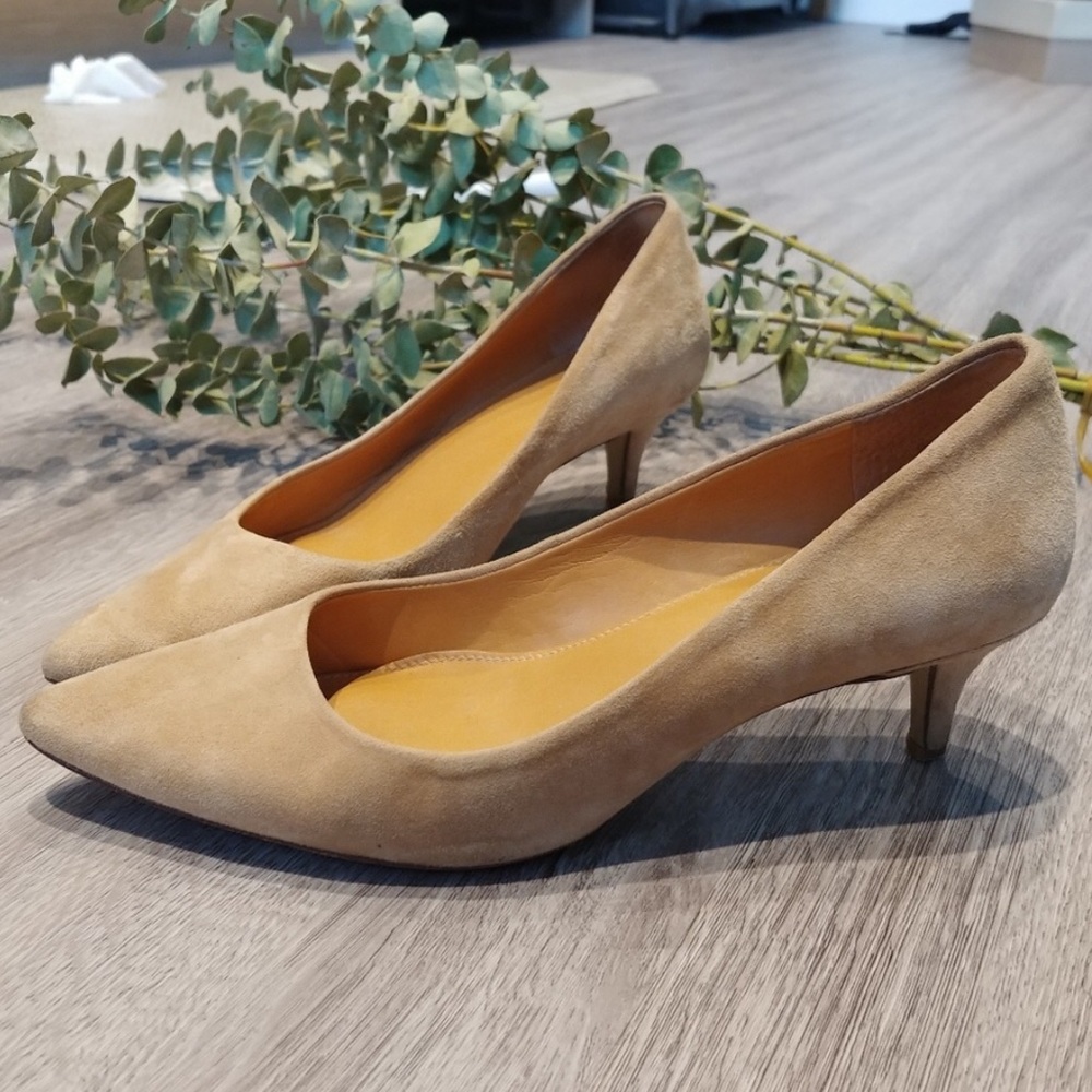 J.Crew Esme Suede Pointed Kitten Heel size 6
